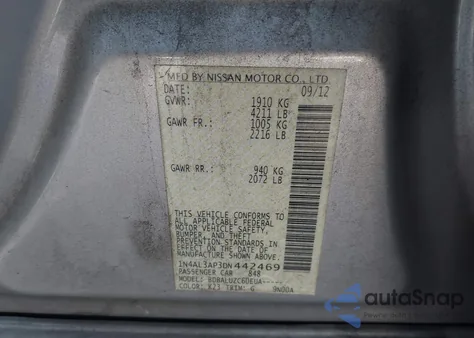 2013 Nissan Altima 2.5 Sv from USA, damaged, VIN 1N4AL3AP3DN442469